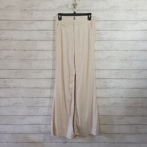 Level 99 Wide Leg Pants in Light Beige